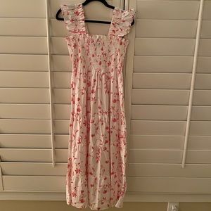 Ellie Nap Dress Pink Botanical 